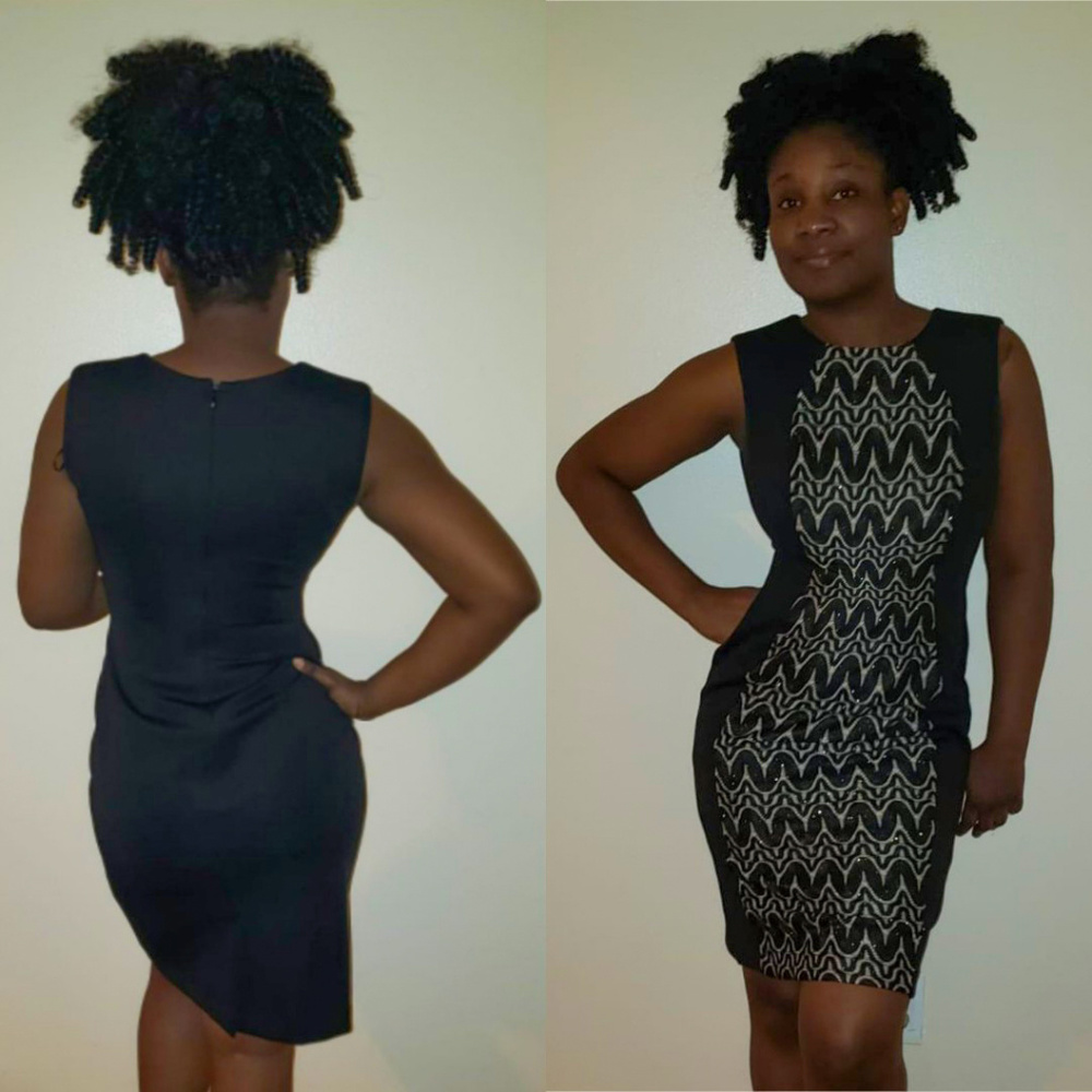 Black and Nude Dress